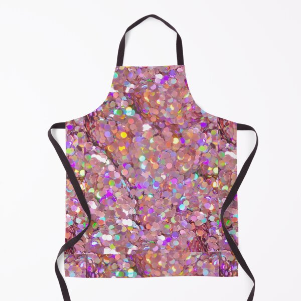 Pink Glitter Apron