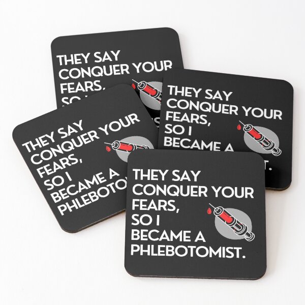 Item preview, They Say Conquer Your Fears So I Became A Phlebotomist designed and sold by Crafty-Mornings.