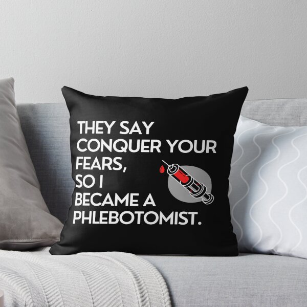 Item preview, They Say Conquer Your Fears So I Became A Phlebotomist designed and sold by Crafty-Mornings.