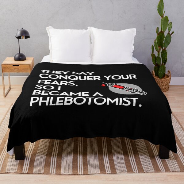 Item preview, They Say Conquer Your Fears So I Became A Phlebotomist designed and sold by Crafty-Mornings.