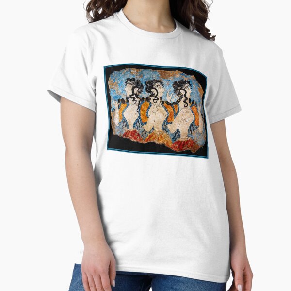 Item preview, GREEK : Ancient Greece Ladies of the Court Fresco Frieze Print designed and sold by posterbobs.