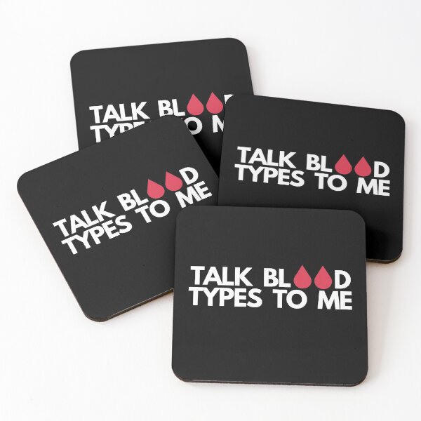 Item preview, Talk Blood Types To Me designed and sold by Crafty-Mornings.