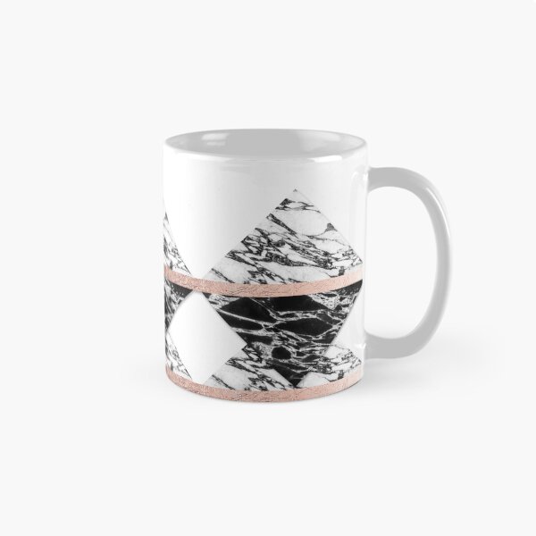 Item preview, Modern Chic Black White Marble and Rose Gold Strip designed and sold by Blkstrawberry.