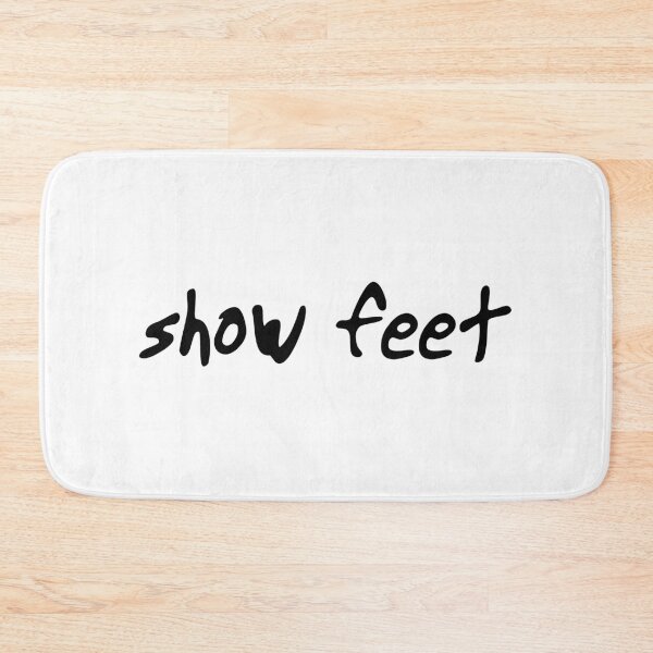 Item preview, Rough Scrawl Show Feet Statement Meme, WTF Word Art, Single and Repeating Pattern designed and sold by Nicolette Olivier.