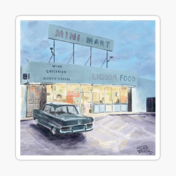 Mini Mart '21 by Betsy Streeter Sticker