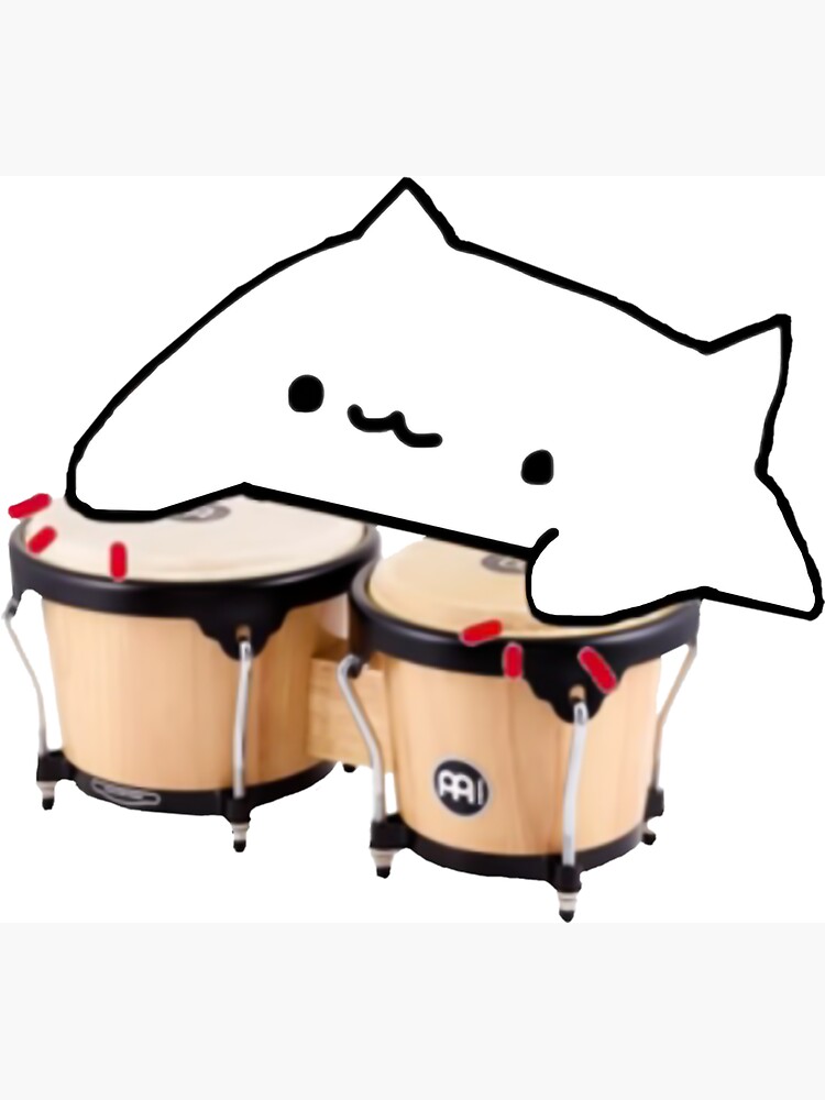 BONGO CAT BONGOS SAD JAPANESE ANIME AESTHETIC - Bongo Cat - T-Shirt