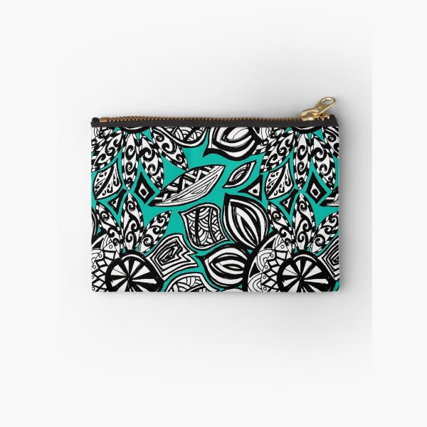 Artikelvorschau, Zendoodle-Muster in Teal entworfen und verkauft von theartofpurpose.