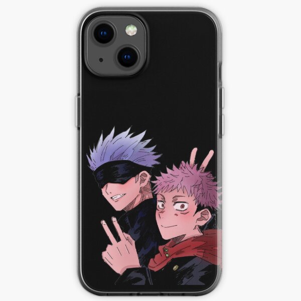 Satoru Gojo et Yuji Itadori-Jujutsu Kaisen Coque souple iPhone