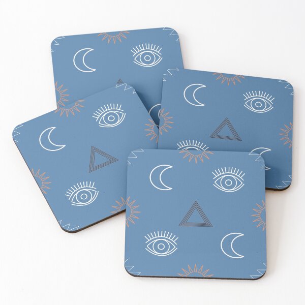 Item preview, Geometric Sun, Moon, Eye, and Triangle  designed and sold by StephRenDesign.