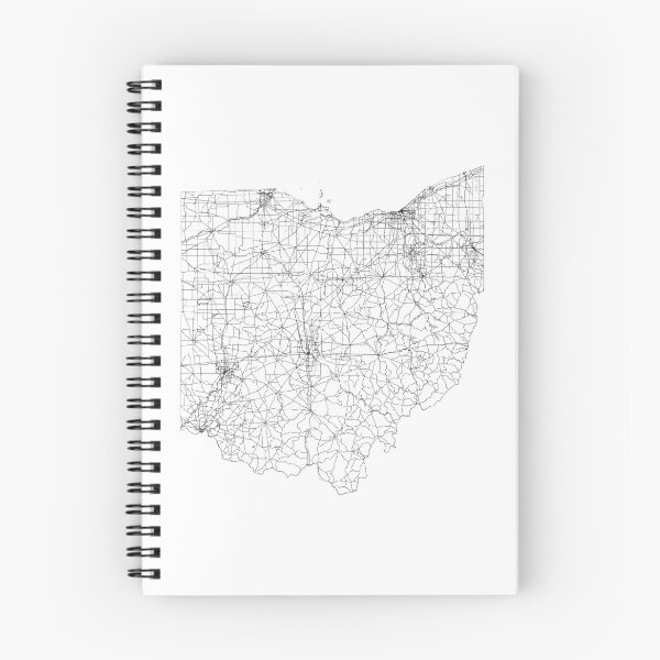 Item preview, Mapa del estado de Ohio, impresión del arte de LandSartprints designed and sold by LandSartprints.