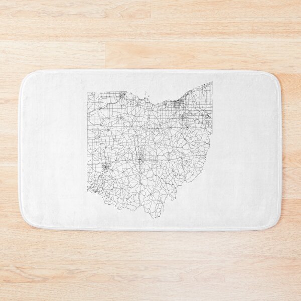 Item preview, Ohio State Map, Art Print By LandSartprints designed and sold by LandSartprints.