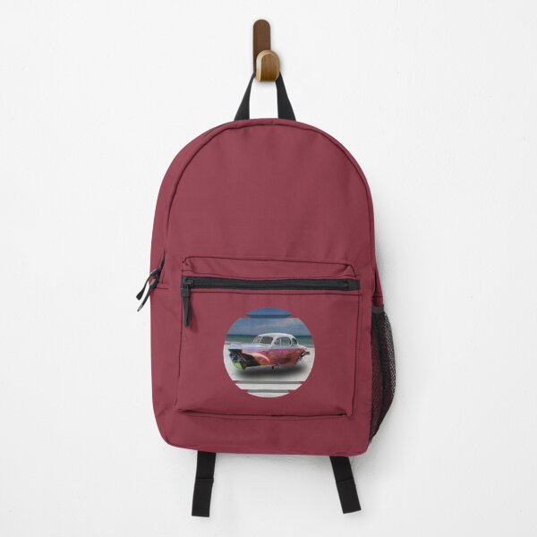 Item preview, retrofuturistic hot rod hovercar at the beach designed and sold by dominic0925.