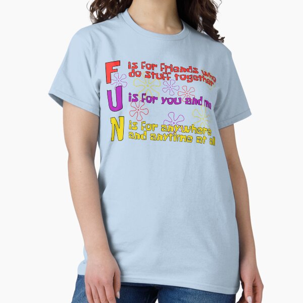 Vista previa del artículo con la obra «Canción F.U.N (versión de Bob Esponja)», diseñado y vendido por LagginPotato64.