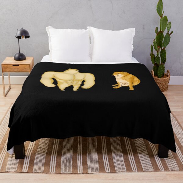Item preview, Cheems And Buff Shiba Inu Funny Dog Dank Meme designed and sold by Hitagivapor.