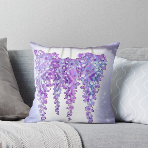 Item preview, Purple wisteria flower designed and sold by Lavenna.