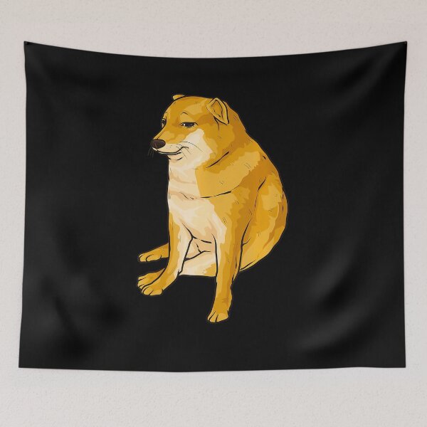 Item preview, Cheems Dog Funny Shiba Inu Dank Meme designed and sold by Hitagivapor.