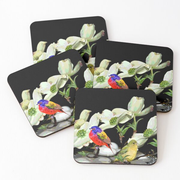 Item preview, Pair of Painted Buntings  designed and sold by DonnaM.