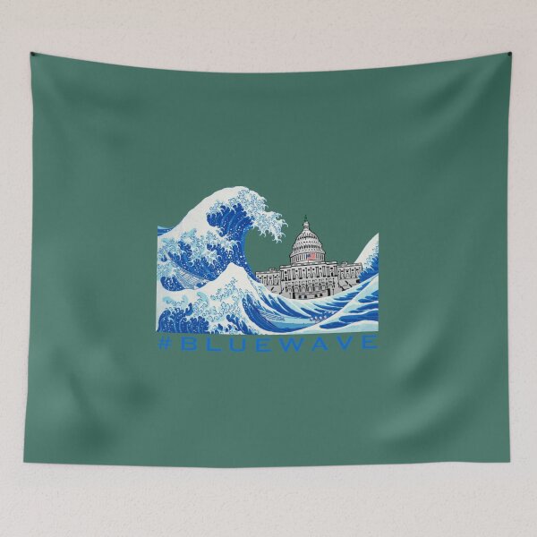 Item preview, Blue Wave is Coming 2022 2024 Democratic USA General Election designed and sold by MiracleMockup.