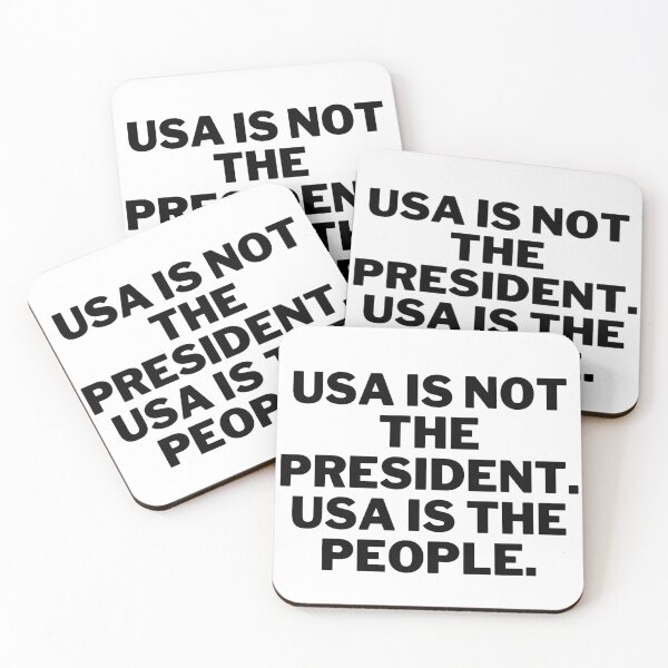 Item preview, USA is not the president. USA is the people.  designed and sold by stelsanc.