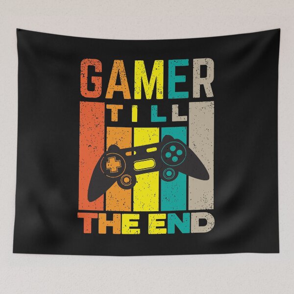 Item preview, gamer till the end - gamer quotes shirt designed and sold by 26funy.
