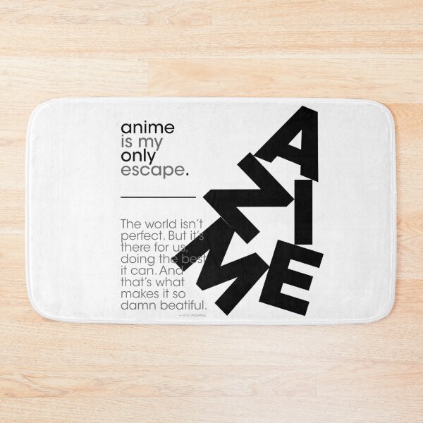 Item preview, anime quotes and anime is my only escape designed and sold by lonelyweebshop.