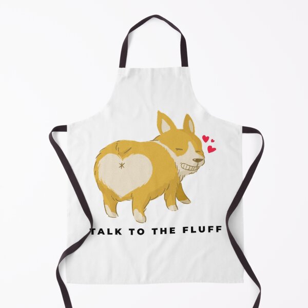 Item preview, Funny Corgi butt heart Talk to the fluff Dog lover designed and sold by shantiru.