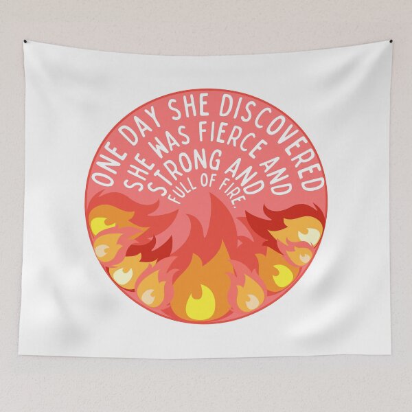 Item preview, Fierce, strong and full of fire  designed and sold by TeeKid.