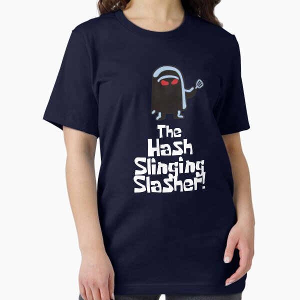 Vista previa del artículo con la obra «¡El descuartizador lanzador de hachís! (Texto blanco)», diseñado y vendido por LagginPotato64.