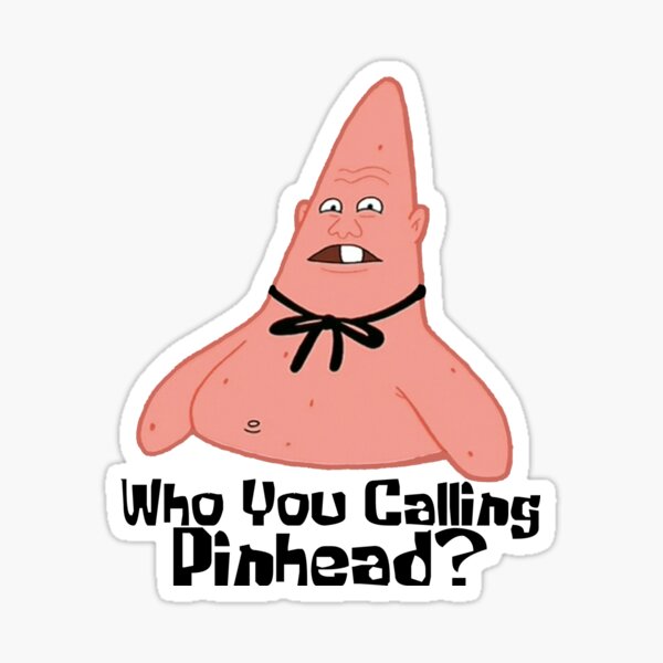 Who You Calling Pinhead? Sticker
