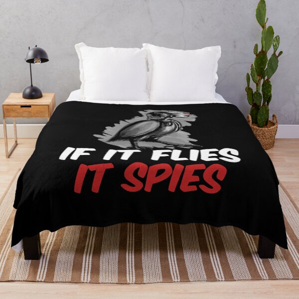 Item preview, If It Flies It Spies Conspiracy Theory Birds Are Not Real designed and sold by Dressed For  Duty.