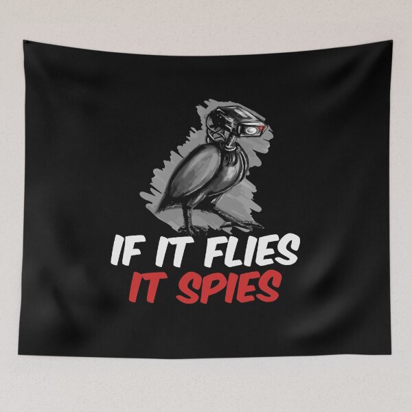 Item preview, If It Flies It Spies Conspiracy Theory Birds Are Not Real designed and sold by Dressed For  Duty.