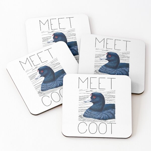 Item preview, Meet Coot (American Coot) designed and sold by LauraWolfArtist.