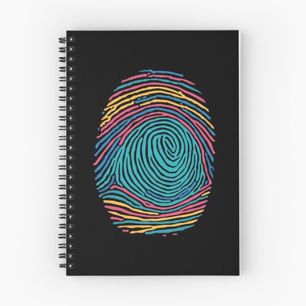 Item preview, Multicolor Colorful Fingerprint DNA designed and sold by MadMando.