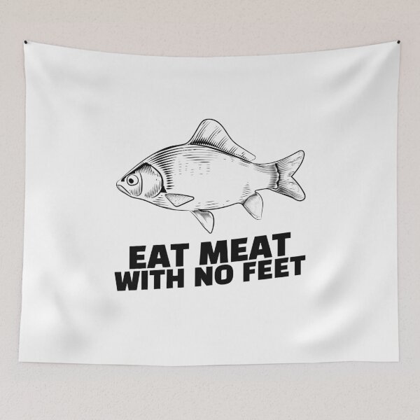 Item preview, Eat Meat With No Feet designed and sold by MikesPoD.