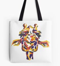 Color Block Giraffe Tote Bag