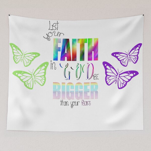 Item preview,  let your Faith be bigger than your fears designed and sold by Crystalsgraphix.