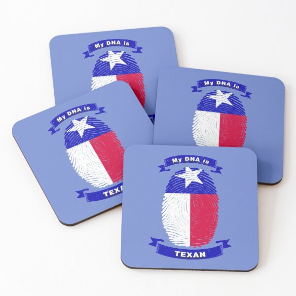 Item preview, My DNA is Texan Flag Fingerprint designed and sold by MadMando.