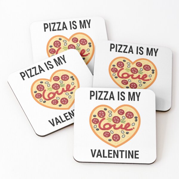 Item preview, pizza is my valentine designed and sold by DIDAKU.
