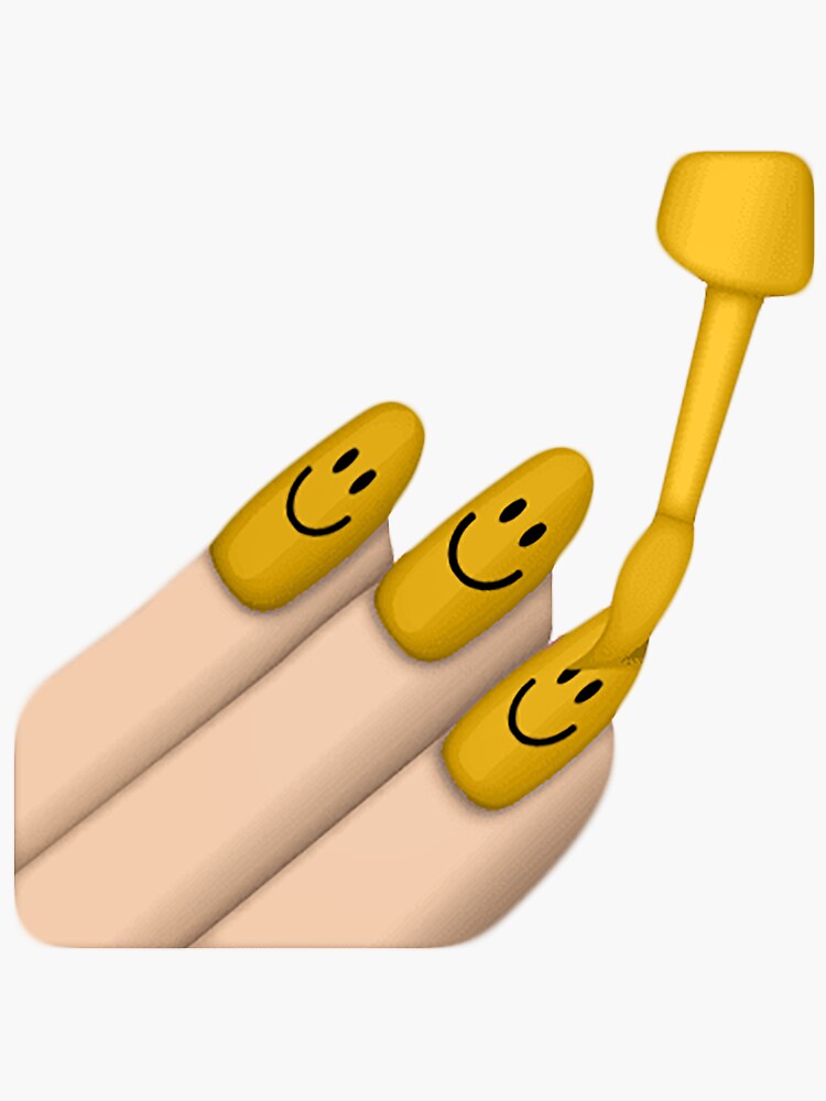 "Harry's Nails Emoji" Sticker by toastydesigns Redbubble