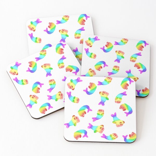 Item preview, Rainbow Glitter Sharks  designed and sold by theartisticfox.