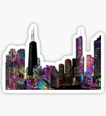 Chicago graffiti Sticker