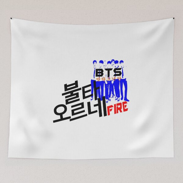 Item preview, Fire BTSBangtan Boys KPop designed and sold by MiracleMockup.