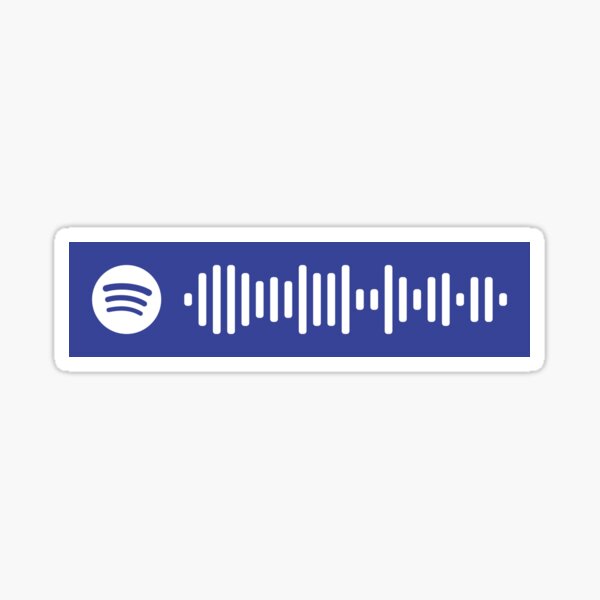 Código de Spotify de R U Mine Pegatina