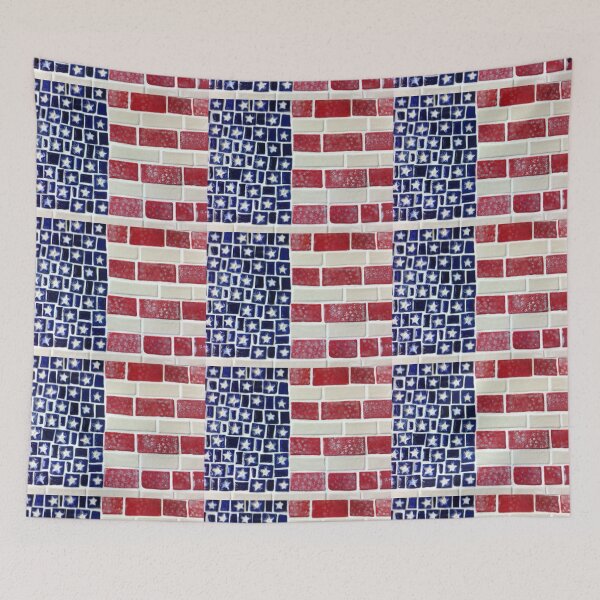 Item preview, Stars and Stripes and Tiles designed and sold by CarolLeesArt.