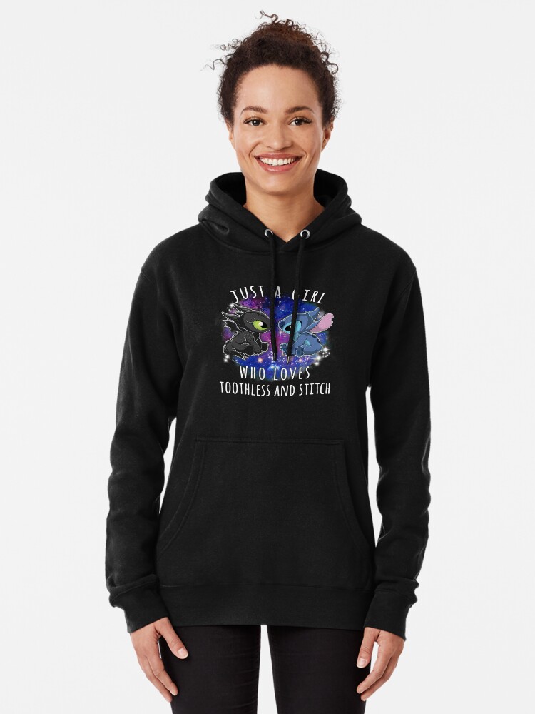 Awesome Just A Girl Who Loves Toothless And Stitch , Sweater, Tank