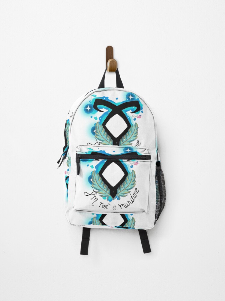 Thumbnail 1 of 3, Backpack, Angelic Rune designed and sold by Gizellart.