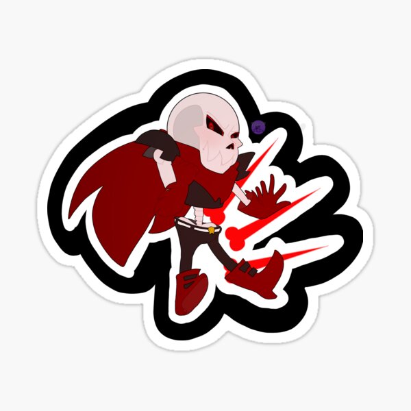 Underfell Papyrus Vinyl Sticker – Shannanigans Cafe