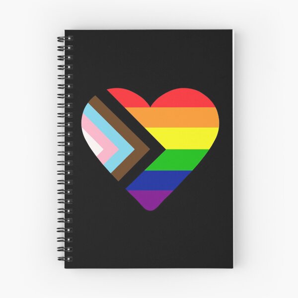 Item preview, Progress Pride Flag Heart designed and sold by NYXFN.