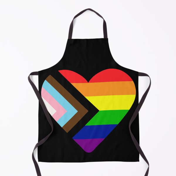 Item preview, Progress Pride Flag Heart designed and sold by NYXFN.