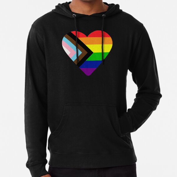 Item preview, Progress Pride Flag Heart designed and sold by NYXFN.